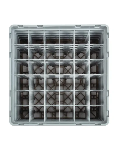 Casier à verres 36 compartiments Camrack Cambro beige hauteur max 257mm