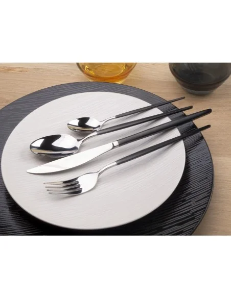 Cuillères de table noires Soprano Amefa (lot de 12)