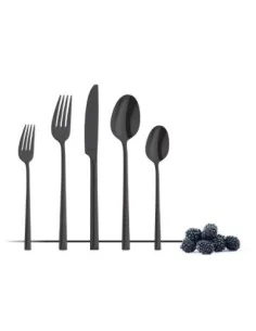 Cuillères à dessert Amefa Metropole PVD noires (lot de 12) 2