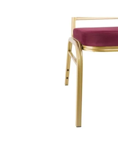 Chaises de banquet bordeaux Bolero Regal (lot de 4)