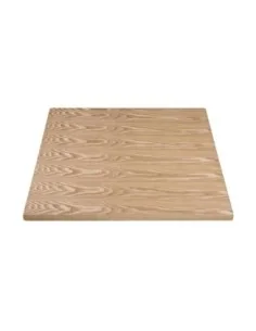 Plateau de table carré pré-percé coloris frêne naturel Bolero 700mm 2
