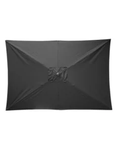 Parasol rectangulaire Bolero Seville 2x3m noir 2