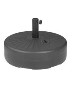 Pied de parasol en plastique noir Bolero 40L (rempli)