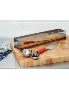 Moule à terrine en acier inoxydable Vogue forme de U 500mm 2