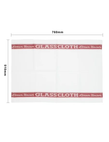 Essuie-verres Vogue rouges