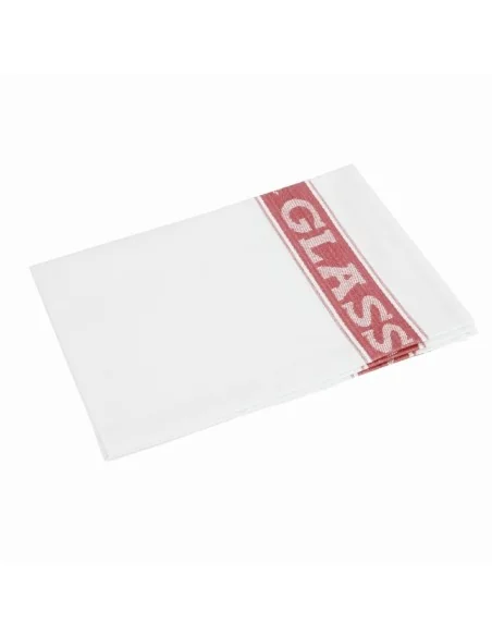 Essuie-verres Vogue rouges