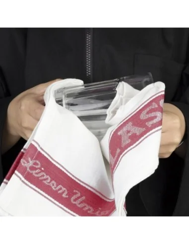 Essuie-verres Vogue rouges