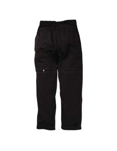 Pantalon de cuisine mixte Baggy Chef Works noir L