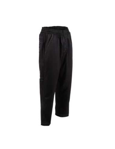 Pantalon de cuisine mixte Baggy Chef Works noir L