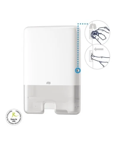 Distributeur manuel d'essuie-mains blanc Multifold XpressTork