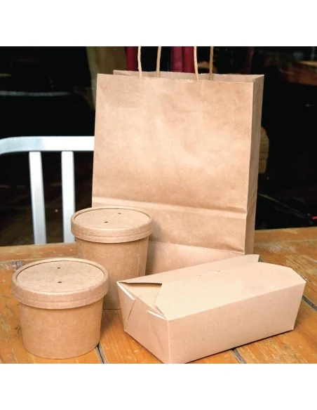 Pots à soupe compostables en PLA Fiesta Compostable 98 mm - 34 cl (x500)