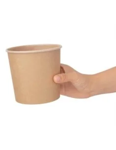 Pots à soupe compostables en PLA Fiesta Compostable 118 mm - 73,8 cl (Lot de 500) 2