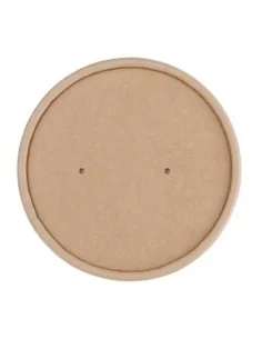 Couvercles en papier pour pots à soupe Fiesta Compostable 98mm FB160 FB162 FB164 (Lot de 500)