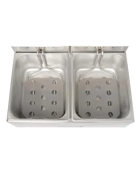 Friteuse double Buffalo - 2x5L 2x2,8kW