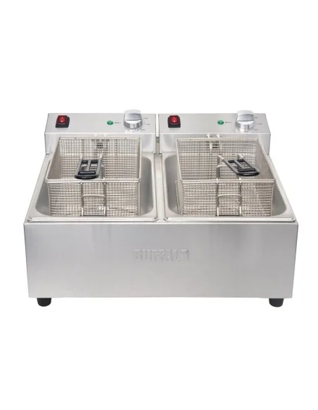 Friteuse double Buffalo - 2x5L 2x2,8kW