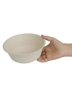 Bols ronds compostables en bagasse coloris naturel Fiesta Compostable 950ml (lot de 50) 2