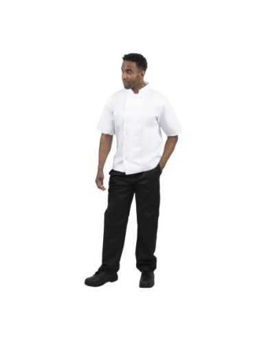 Veste de cuisine mixte Whites Boston manches courtes blanche XS