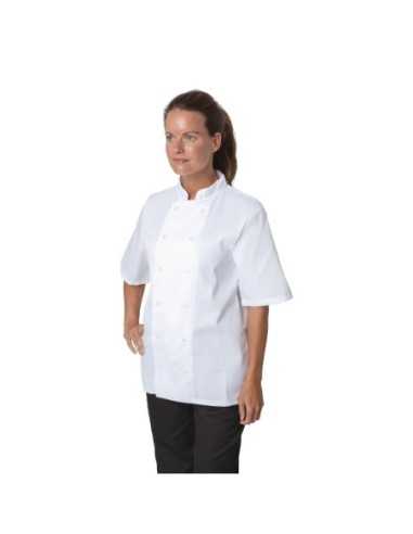 Veste de cuisine mixte Whites Boston manches courtes blanche XS