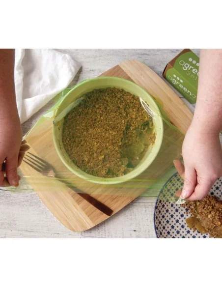 Emballages alimentaires réutilisables 3 en 1 Agreena 200 x 200mm et 300 x 300mm (lot de 4)