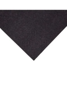 Serviettes snacking 2 plis Fiesta Recyclable noires 33x33cm pliage 1/8 (Lot de 2000) 2