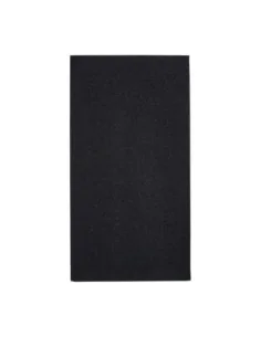 Serviettes de table Airlaid pliage en 8 Fiesta Recyclable Premium Tablin noires 40x40cm (lot de 500)