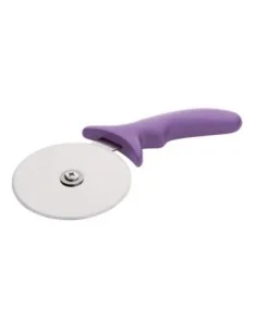 Roulette à pizza code couleur violet allergènes Hygiplas 102mm 2