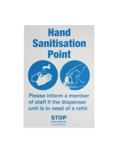 Autocollant Gel hydroalcoolique à votre disposition format A5