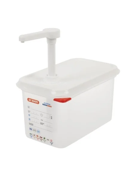 Distributeur de sauce à pompe Araven GN 1/4 