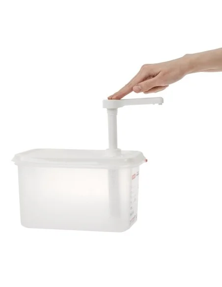 Distributeur de sauce à pompe Araven GN 1/4 