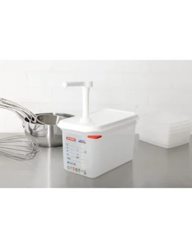 Distributeur de sauce à pompe Araven GN 1/4 