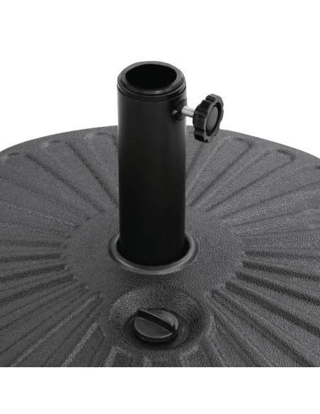 Pied de parasol noir 20L