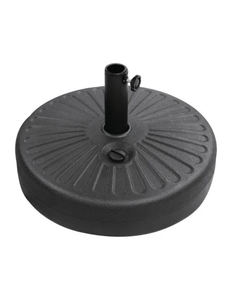 Pied de parasol noir 20L