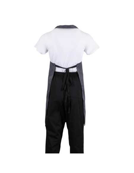 Tablier bavette Whites polyester-coton anthracite