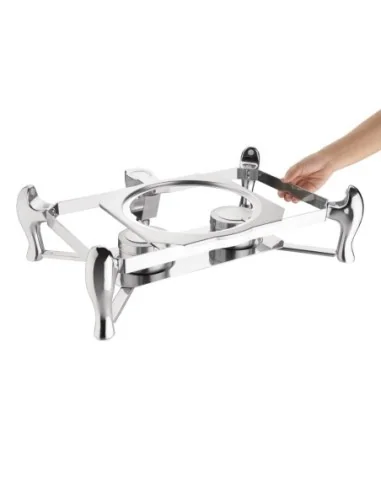 Support pour chafing dish induction avec couvercle en verre GN 1/1 Olympia 