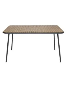 Table rectangulaire effet bois Bolero Santorini 1400mm 2