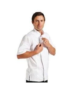 Veste de cuisine mixte Cool Vent Chef Works Urban Springfield blanche XL 2