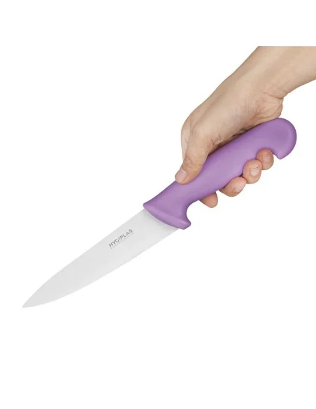 Couteau de cuisinier Hygiplas violet 16cm