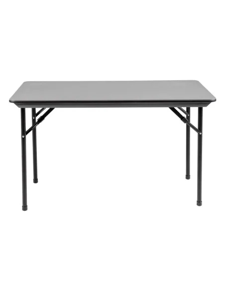 Table rectangulaire pliante grise en ABS Bolero 1220mm
