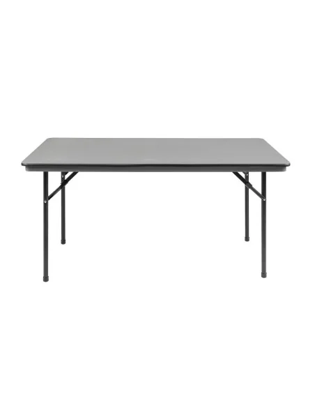 Table rectangulaire pliante grise en ABS Bolero 1520mm