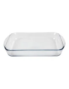 Plat à four rectangulaire en verre Pyrex 350mm  2