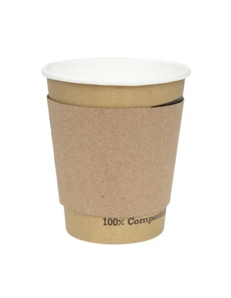 Bagues anti chaleur pour gobelets 227ml x1000