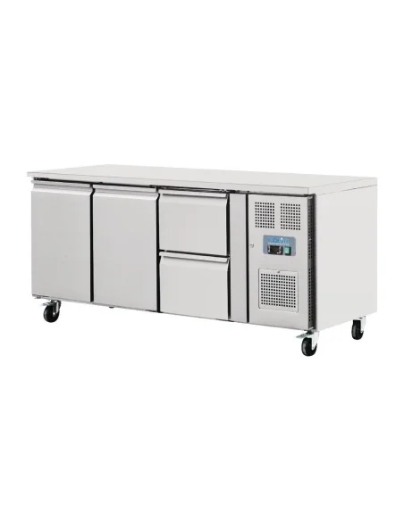 Table réfrigérée 2 portes 2 tiroirs 417L Polar Série U