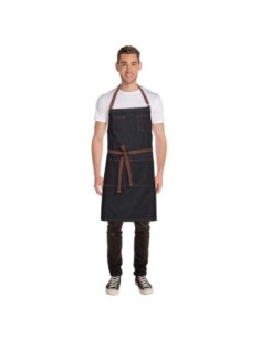 Tablier bavette Memphis Chef Works noir 2