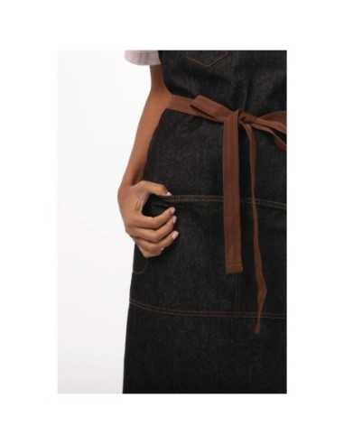 Tablier bavette Memphis Chef Works noir