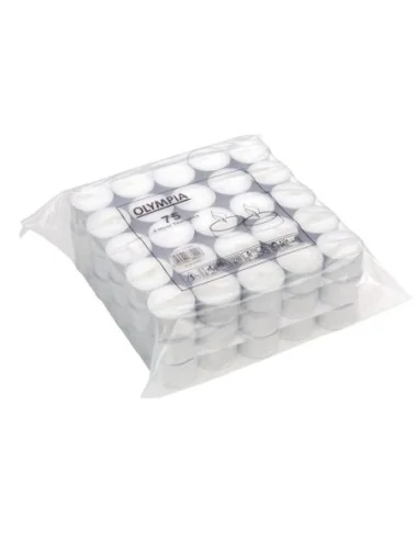 Bougies chauffe-plat 8 heures Olympia (Lot de 75)