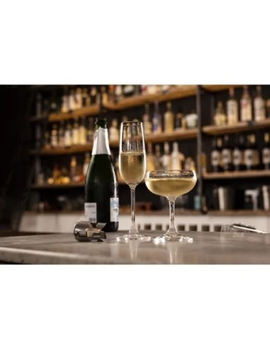 Coupe à champagne en cristal Bar Collection Olympia 200ml (Lot de 6)