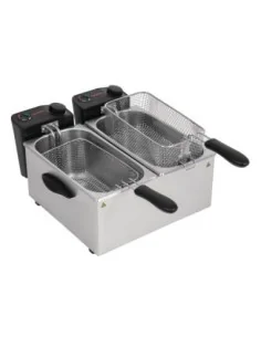 Friteuse de comptoir double Caterlite peu intensive 2x 3,5L 2