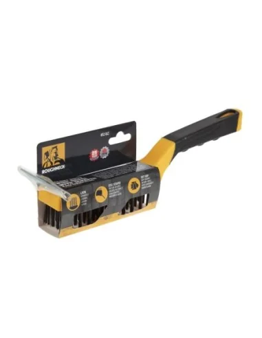 Brosse pour grill avec racloir