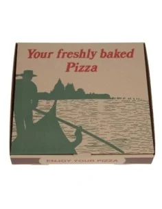 Boîtes à pizza imprimées compostables 311mm (lot de 100) 2