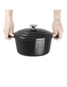 Grande cocotte ronde noire Vogue 2
